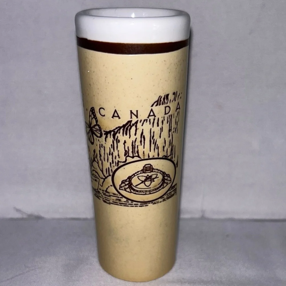 Shot Glass Niagara Falls, Canada Vintage Souvenir Double Tall Shot Glass